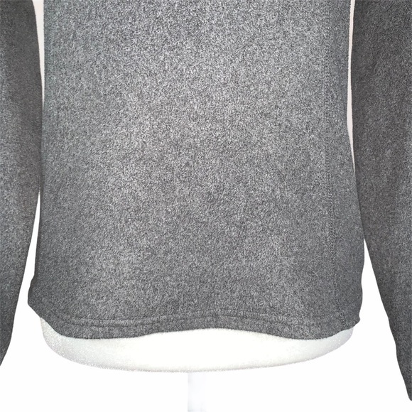 ⏰The North Face XS grey fleece pullover zip jacket - Picture 7 of 15